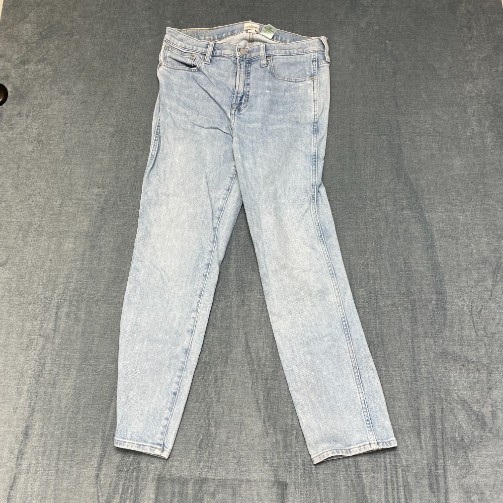 J.Crew Denim Jeans Womens 30x27 Blue Medium Wash Everyday Wear Straight Leg